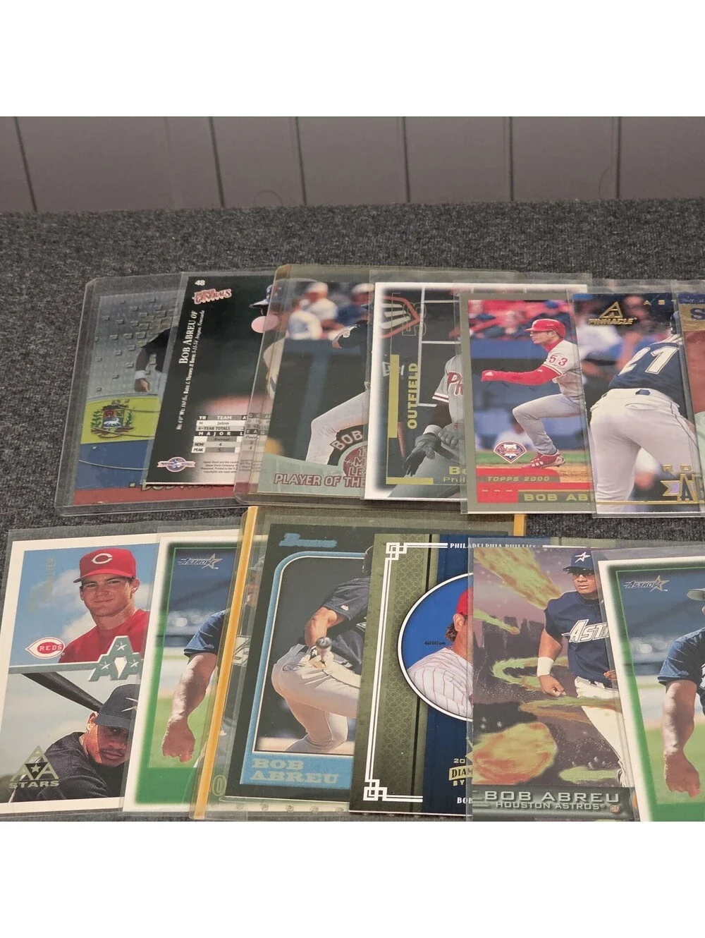 Bobby Bob Abreu Baseball Card Lot - 36 Cards Houston Astros Rookies, 90s